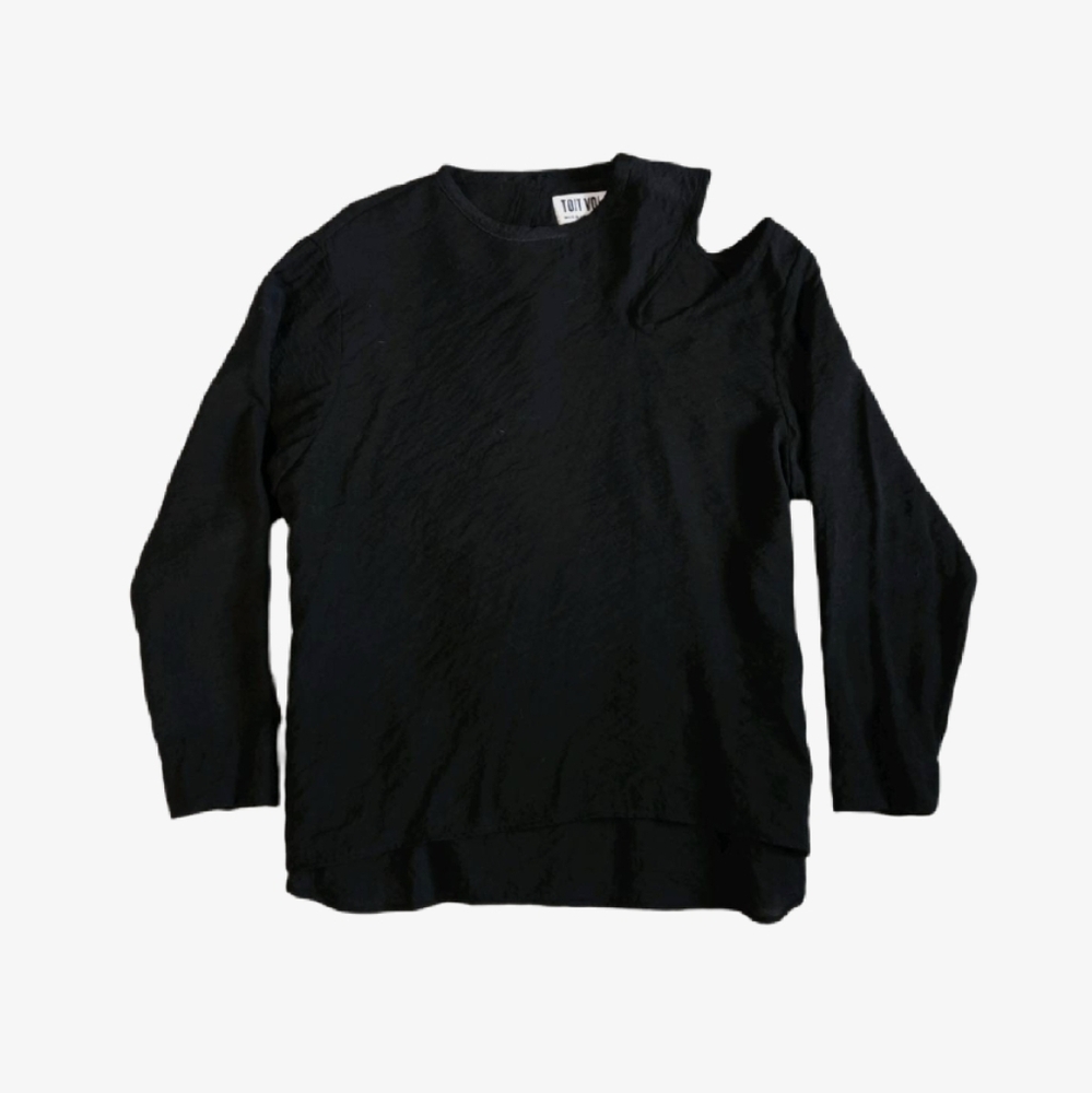 Toit Volant cutout top in black